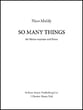 So Many Things Vocal Solo & Collections sheet music cover